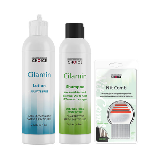 Cilamin Lotion, Shampoo & Nit Comb Set